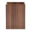 Baxton Studio Vanda Modern Two-Tone Walnut and Black Wood 1-Drawer Nightstand 138-7715